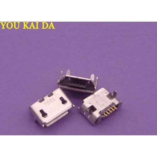 10PCS Micro USB Connector Charging Port Data Sync Dock DC Power Jack socket Input for Tesco HUDL Tablet