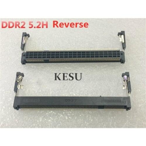 DDR2 200P 200Pin 200-Pin 1.8V 5.2H Connectors Laptop Memory Slot Sockets 200PIN Reverse