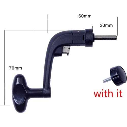 Universal 200 Model Spinning/Fishing Reel Handle/Knob/Parts Folding Rock Arms Pastic Small Fishing Wheels Rocks Arm+Screws