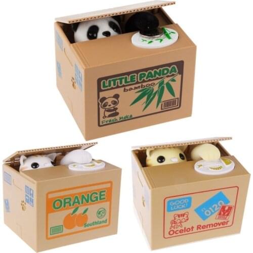 Magic Toy Box Funny Automatic Coin Stealing Lovely Home Bedroom Decoration Creative Childrens Girlfriend Piggy Bank Gift