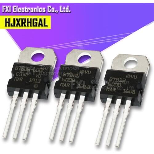 10pcs BTB16-800B BTB16-800 BTB016 Triacs 16 Amp 800 Volt TO-220 new original