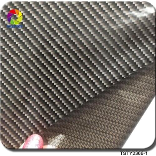 Free shipping Size 0.5m x 2m/10m TSAUTOP aquaprint water transfer film carbon fiber hydrographics transfer WDF2366-1