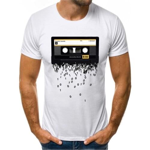 Graffiti Hot Sale 2021 Summer Fashion Casual Sports T-shirt Breathable Summer 3D Good-looking Short Sleeve Large Size