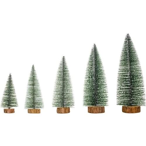 Simulation Mini Christmas Tree Ornament Home Xmas New Year Desktop Decor