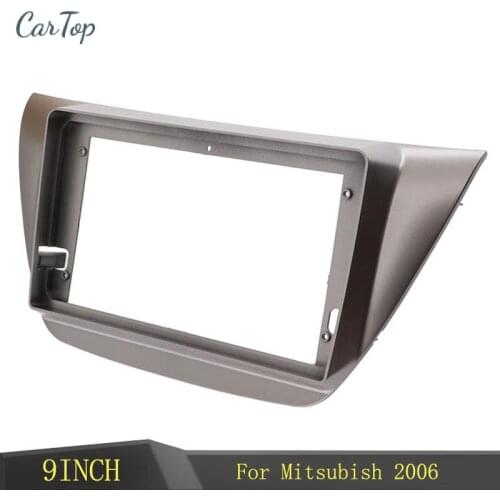 9Inch For MITSUBISHI LANCER IX 2006 Douuble Din Radio Fascia DVD Panel Dash Kit Installation Frame Trim Bezel