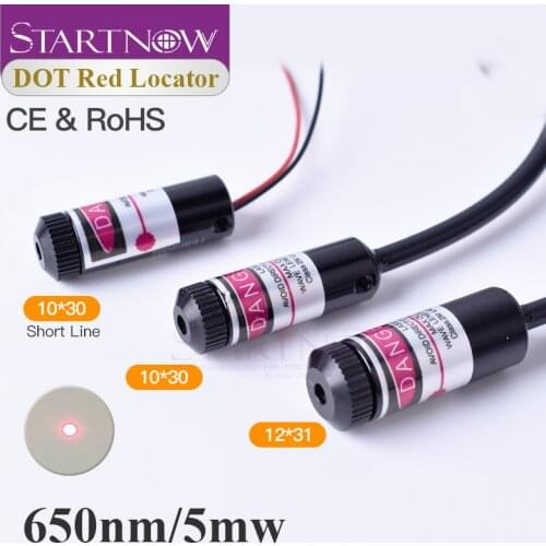 Red Dot Positioning 650nm 5V 5mw Adjustable Beam Diode Laser Module Marking Red Locator For Laser Engraving Machine Spare Parts