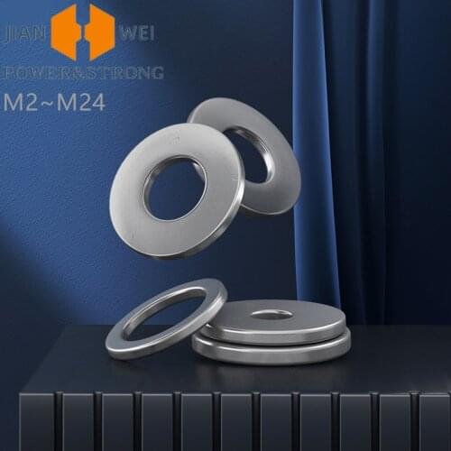 316 stainless steel thickened washer enlarged washer ultra-thin metal screw gasket M2M3M4M5M6M8M10-M24