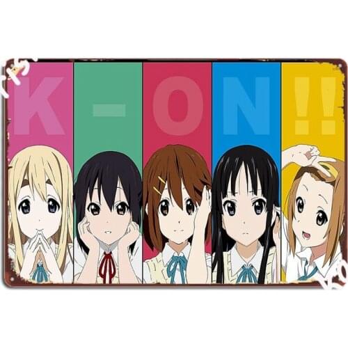 K On Poster Metal Plaque Poster Vintage Home Wall Pub Garage Decoration Tin Sign Posters