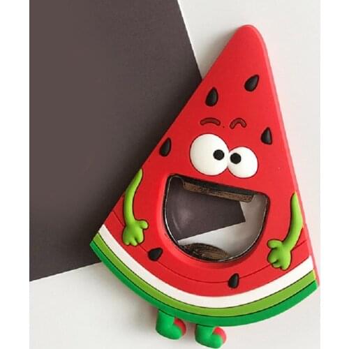 Cartoon Cute Bottle Opener Fridge Magnet Manual Can Opener Refrigerator Sticker Wine Beer Jar Opener Home Kitchen Accessories