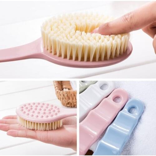 Soft Hair Bath Brush Rubbing Back Body Back Scrubber Exfoliating Long Handled Bath Shower Brush for Men Women Shower Brush