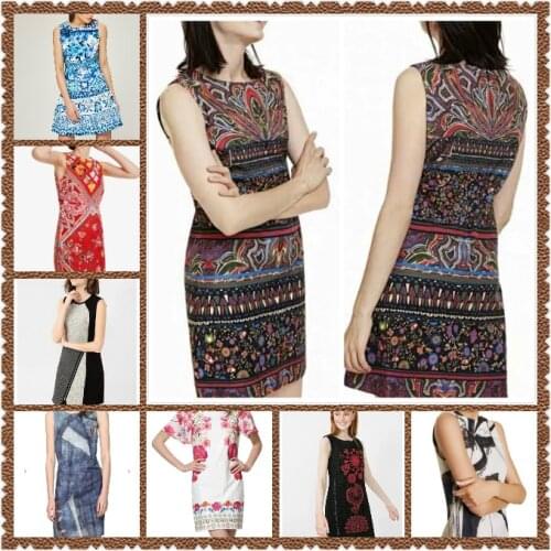 New slim cotton sleeveless dresses in spring and autumn of Spain