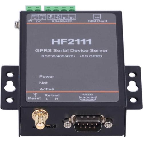 Contator Serial Device Server Converter Serial to RS232/422/485 for TCP/UDP DC5 TO 36V HF TO 2111 Contator Eletrico