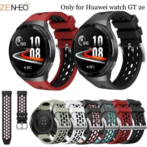 22mm Sport Silicone Watch Strap For Huawei watch GT 2e original SmartWatch band Replacement GT2e WristBand Bracelet belt