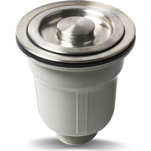 MTTUZK Kitchen Sink Drainer Accessories 110mm/114mm Diameter 304 Stainless Steel Drainer For the Sink Filter Drain Lifting Drain