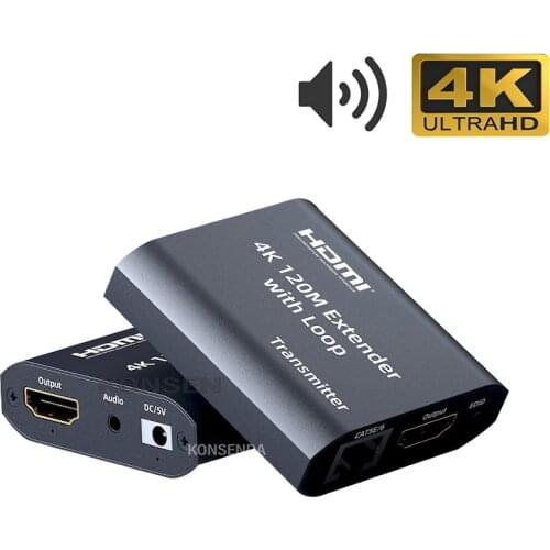 HDMI extender over cat6/cat5e cable up to 60M 165ft full HD1080P supported HDMI extender cable amplifier for HDTV Apple TV PS4