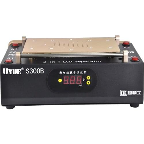 UYUE S300B 3 In 1 Middle Frame Separtor Machine Bezel Built-in Vacuum For LCD Refurbish Repair 7 Inch
