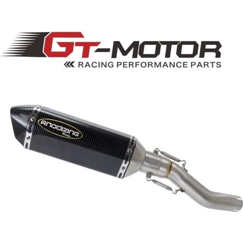 Motorcycle Exhaust System Slip On Middle Pipe For SUZUKI GSX250R GSX 250R 2017 2018