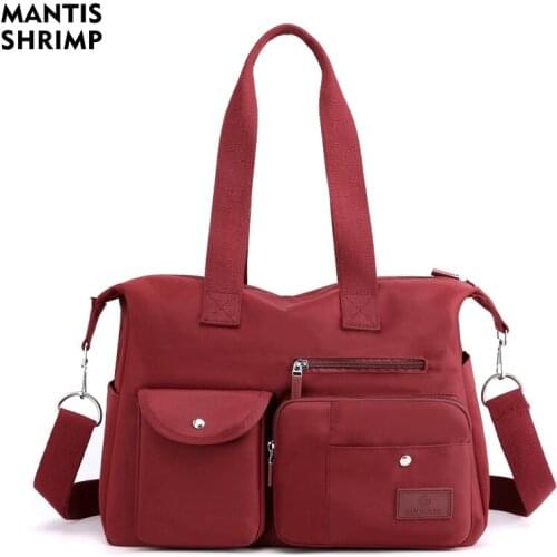 Women Bags Casual Shoulder Bags Comfortable Totes Designer Handbags Luxury Nylon Messenger Bags for Ladies Large Capacity Bag