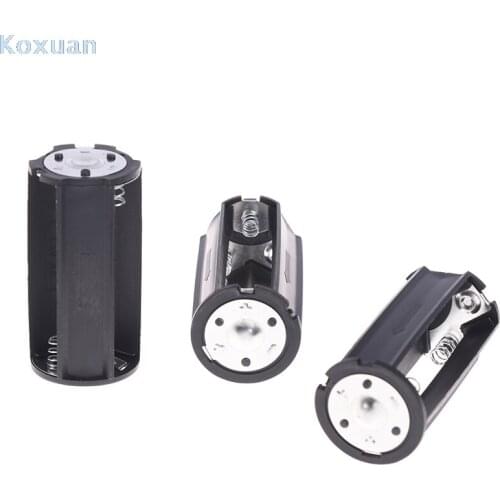 3/1Pcs 3x AA to D Size Battery Adapter Converter Holder Case Box