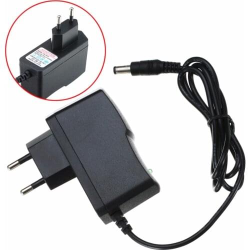 1pc Energy Saving EU Plug Power Supply AC 100-240V DC 9V 1A Mayitr Converter Adapter 1000mA 9W Connection 5.5x2.5mm For Light