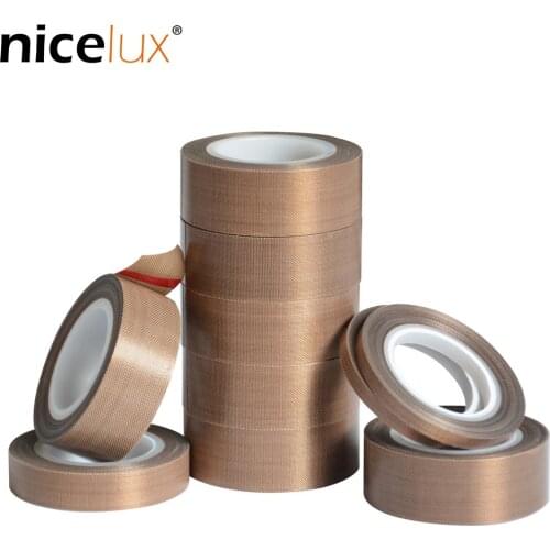 10meter PTFE Tape Electrical Practical Insulation High Temperature Acid-base Resistant Cloth Tape Roll for Vacuum Cleane