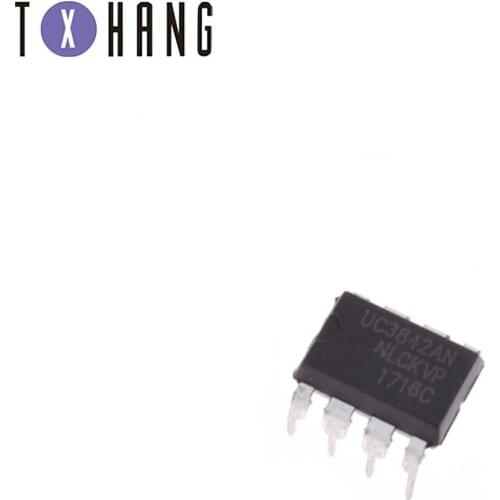 10pcs/lot New UC3842AN DIP-8 UC3842BN UC3842 Current Mode PWM Controller IC diy electronics