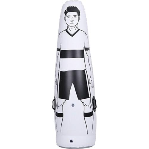175CM PVC Adult Inflatable Football Training Goal Keeper Tumbler Dummy Football Practice Air Soccer Training Tumbler Wall Tool