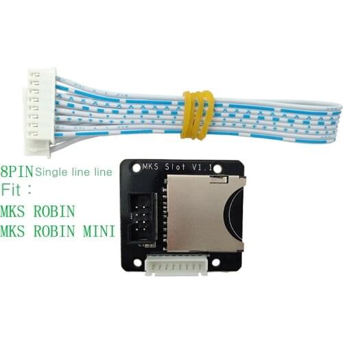 3D printer accessories Slot V1.1 SD external card slot