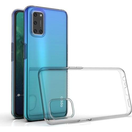 Phone Case For OPPO A55 A93 A15 A73 A53 A32 A31 A12 A11K A52 A72 A92 F11 F15 F17 F9 A9 A5 2020 Soft TPU Clear Transparent Case