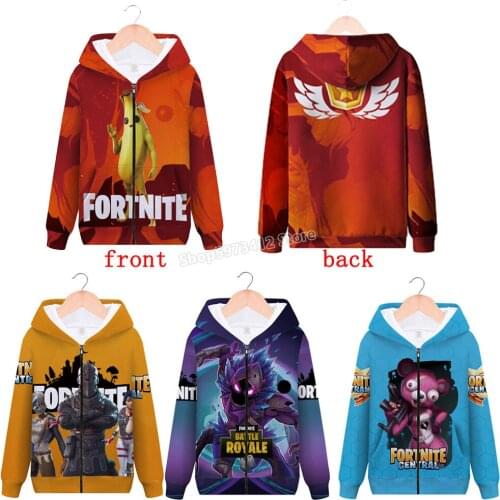 Fortnites Hoodie Fortress Night Anime Figure Printed Zipper Casual Cardigan Cloth Cartoon Full Colorful Sweater Man Hoodies Gift