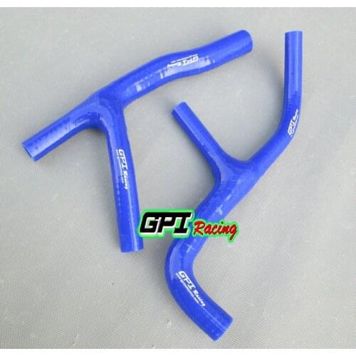 GPI silicone radiator hose FOR Suzuki DRZ400E DR-Z400E DRZ 400E 2000-2002 2001 00 01 02 BLUE