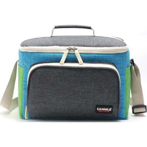 9L Insulated Lunch Bag Thermal Insulated Lunch Bag Frosted fabric Multifunction Portable lunch Bag for family and friends