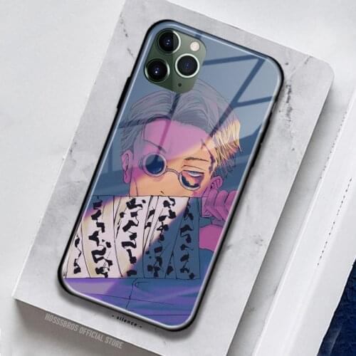 Kento Nanami Jujutsu Kaisen Soft Silicone Glass for iPhone SE 6 6s 7 8 Plus X XR XS 11 12 Mini Pro Max Phone Case Cover Shell
