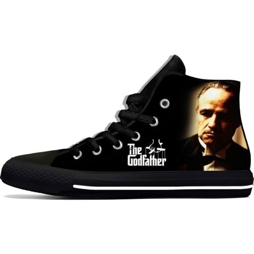 Movie Godfather Trilogy Funny Fashion Classic Casual Cloth Shoes High Top Lightweight Breathable 3D Print Men Women Sneakers