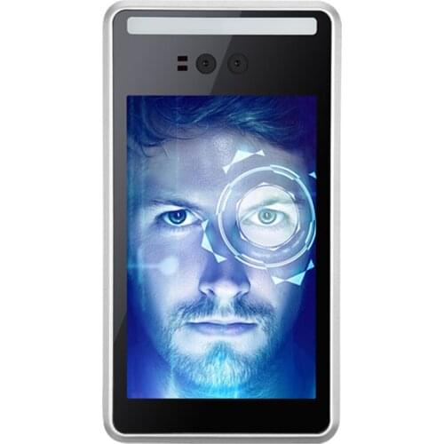Time Attendance Machine Door Access Control System 8 Inch Facial Face Recognition Terminal