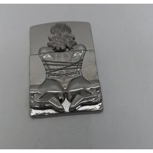 Metal Badge for Kerosene lighter Oil Lighter DIY Handmade Smoker Accessories Gadgets Lighters Sexy girl 018