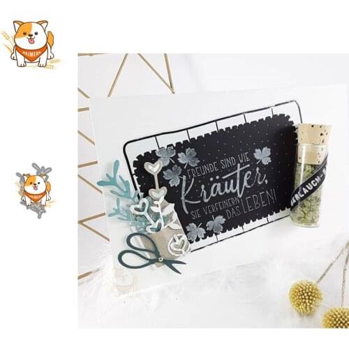 Rosemary Plant Metal Cutting Dies Mold Knife Scrapbooking Stencil DIY Embossing Craft Die Cuts Card Making New Dies For 2020