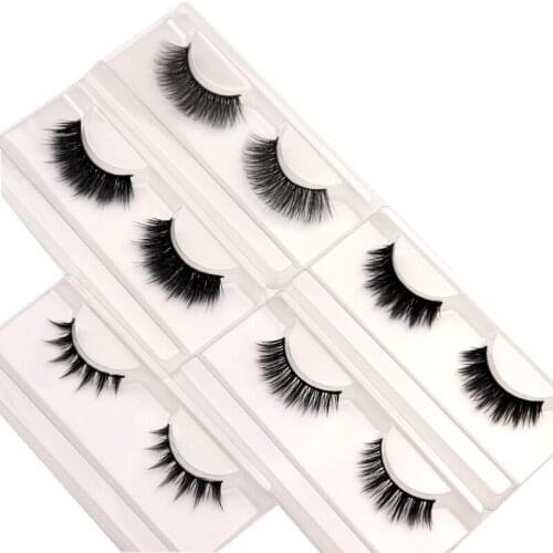 Handmade false eyelashes thick natural long section cotton stalk eyelashes