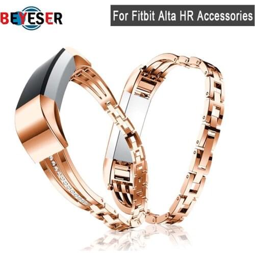 New Arrival Metal Stainless Steel Watch Band Replacement Strap For Fitbit Alta Alta HR Tracker Accessories Bracelet High Quality