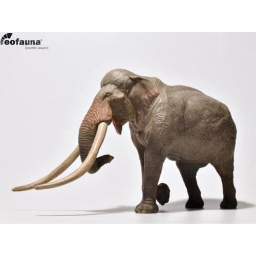 IN STOCK Eofauna 1:35 Scale Straight-tusked Elephant Figure Prehistoric Animal Model Toy Collector Palaeoloxodon PVC Unisex Gift