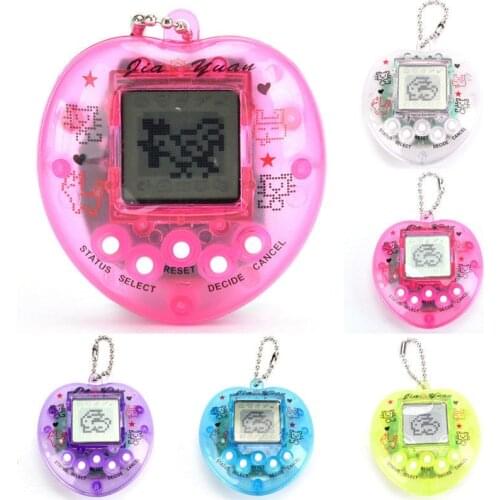 1PC /5PCs Transparent Electronic Pets Tamagotchi Nostalgic 49 Pets In One Virtual Cyber Digital Pet Toys Pixel Funny Play Toys