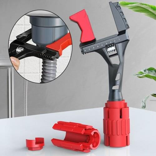Sink Wrench Faucet Installation Water Pipe Wrench 24 in 1 Faucet and Sink Adjustable Faucet Tool Basin Wrench for Plumbers