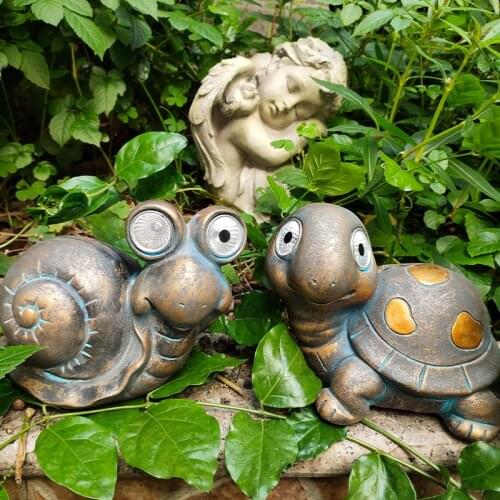 Solar Garden Lights Owl SquirrelOrnament Animal Bird Tortoise Snail Outdoor LED Path Lawn Yard Garden Lamps Animal Decoration