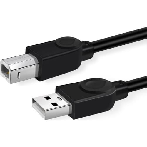 USB B Cable USB 2.0 Type A Male To B Male Scanner Printer Cable Sync Data Charger Cable For Printer For Laser Printer Sales