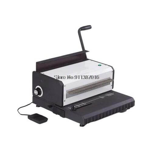 1PC new electric double wire book binding machine,book binder machine,A4 Comb Binding Machine