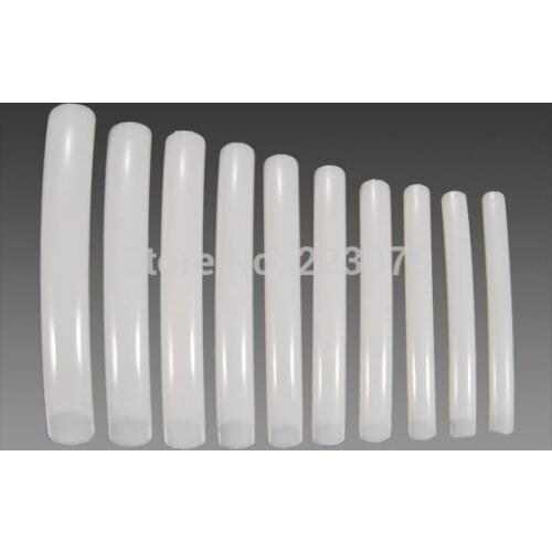 100Pcs nature Extra Long Acrylic UV Gel False Half Nail Art Salon Manicure Tips