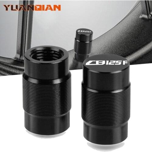 Motorcycle Accessories Couple Aluminum For Honda CB CB125F 125 F RVehicle Wheel Tire Valve Stem Caps Covers Universal cycle