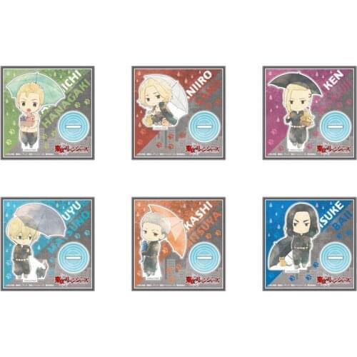 Anime Tokyo Revengers Sano Manjirou Hanagaki Takemichi Umbrellas Series Acrylic Stand Figure Model Display Plate Tabletop Toy