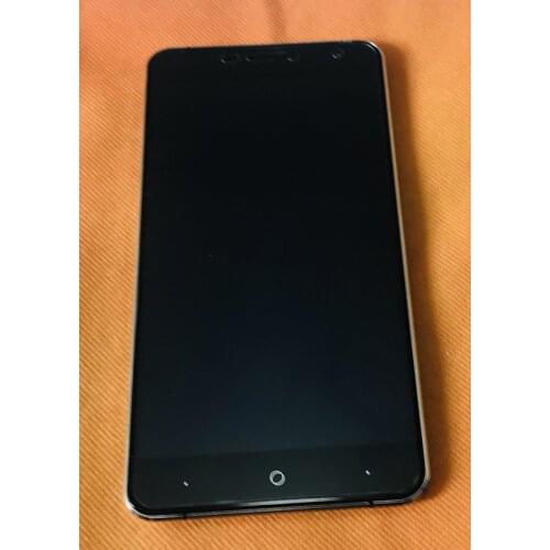 Used Original Touch screen + LCD display + Frame for DOOGEE X7S Free shipping