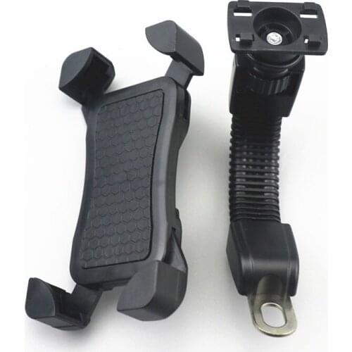 Motorcycle Mobile Phone Holder rearview mirror Mount Bracket Phone Stand anti-skid anti-fall Stand Support Bicycle Accessories